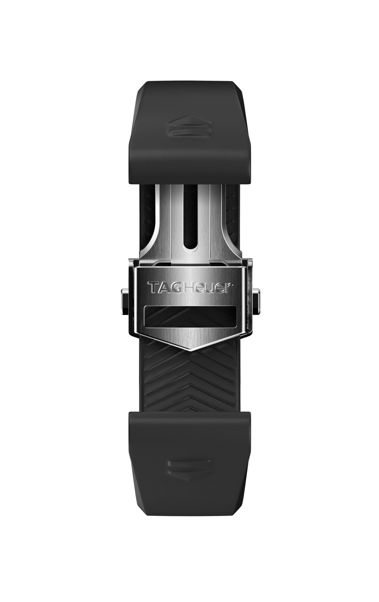 ブラック ラバーストラップ(TAG Heuer Connected Calibre E4 42mm用