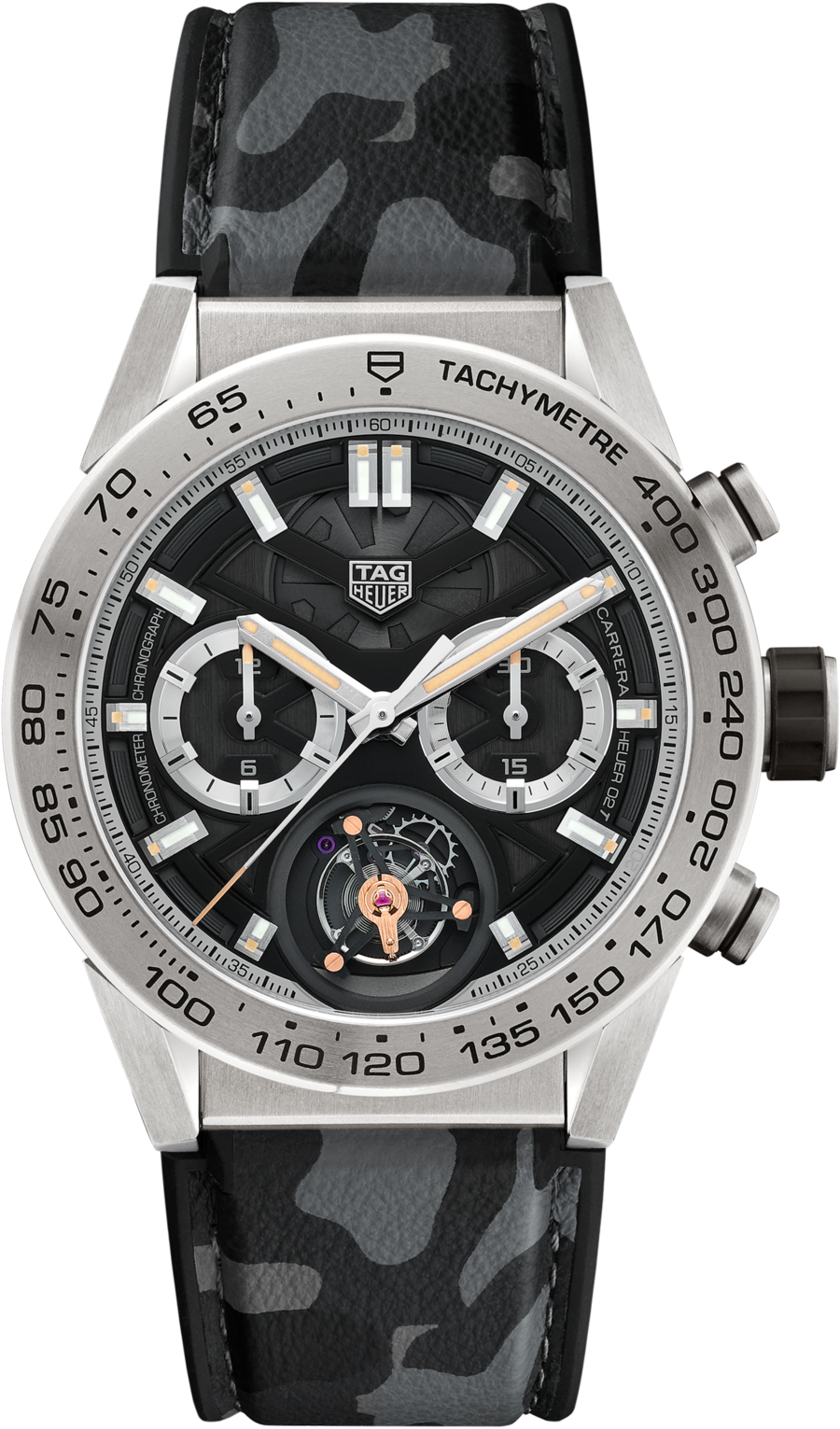 TAG Heuer Carrera Chronograph Tourbillon - 45 mm - CAR5A8D.EB0212