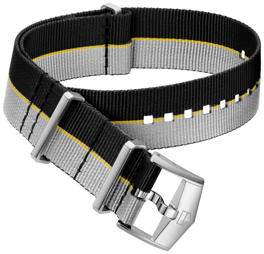 TAG Heuer Aquaracer（競潛）腕錶43毫米錶款黑色織物錶帶