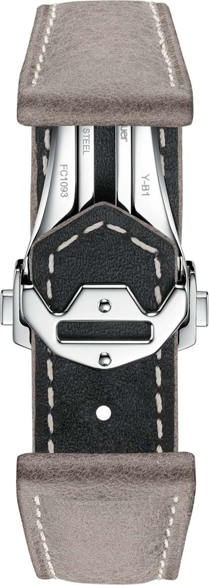 TAG HEUER CARRERA 36MM GREY LEATHER STRAP