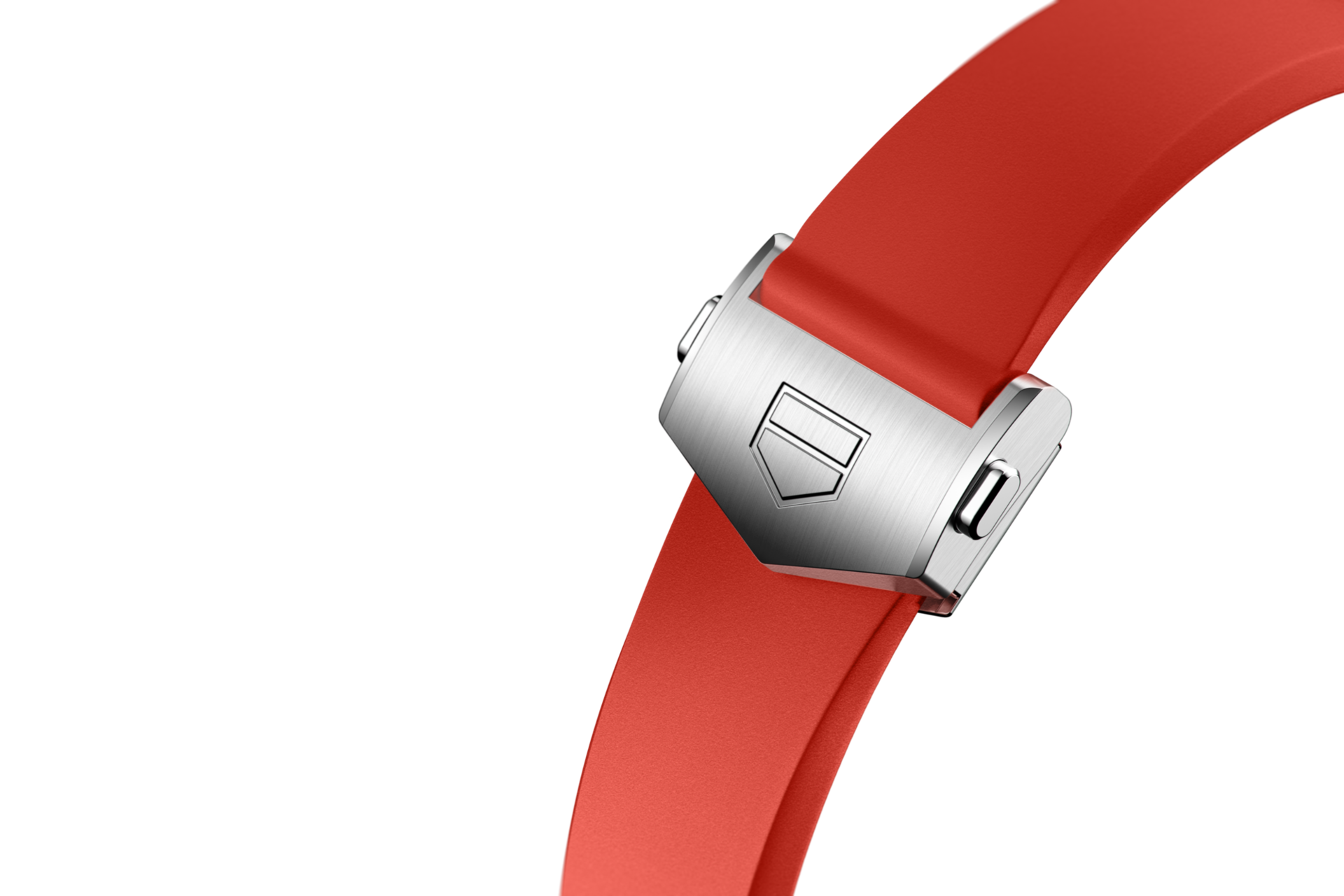 Correa de caucho roja Calibre E4 42 mm