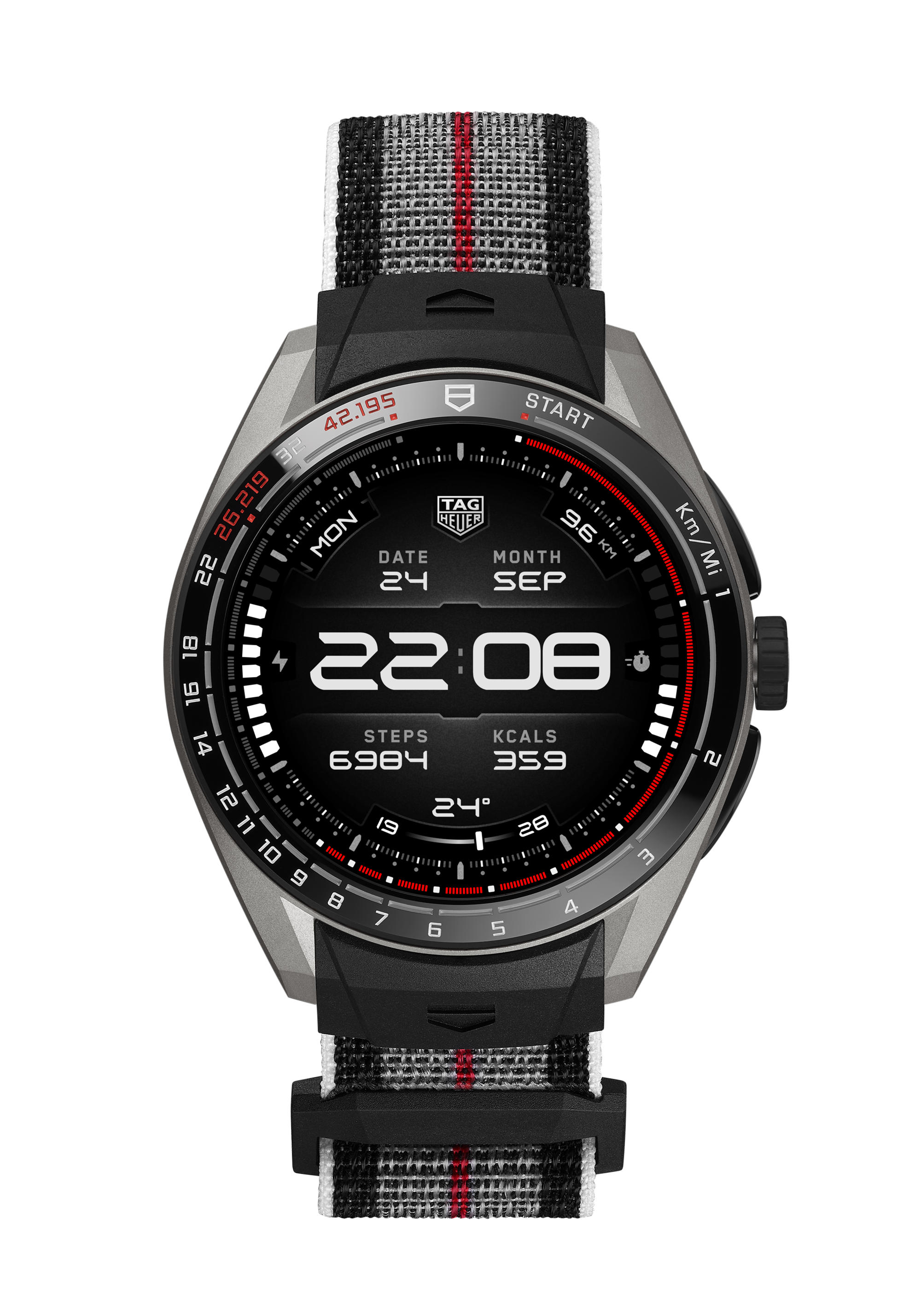 TAG Heuer Connected Calibre E5 Running Edition SBT8A87.EB0436 45 mm, Titanium