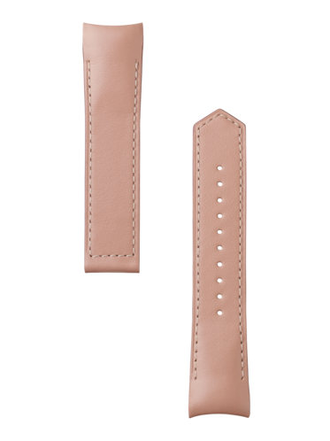 Pulseira em couro bege Calibre E5 40 mm