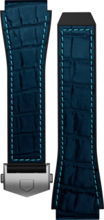 Armband aus blauem Kautschuk Calibre E3