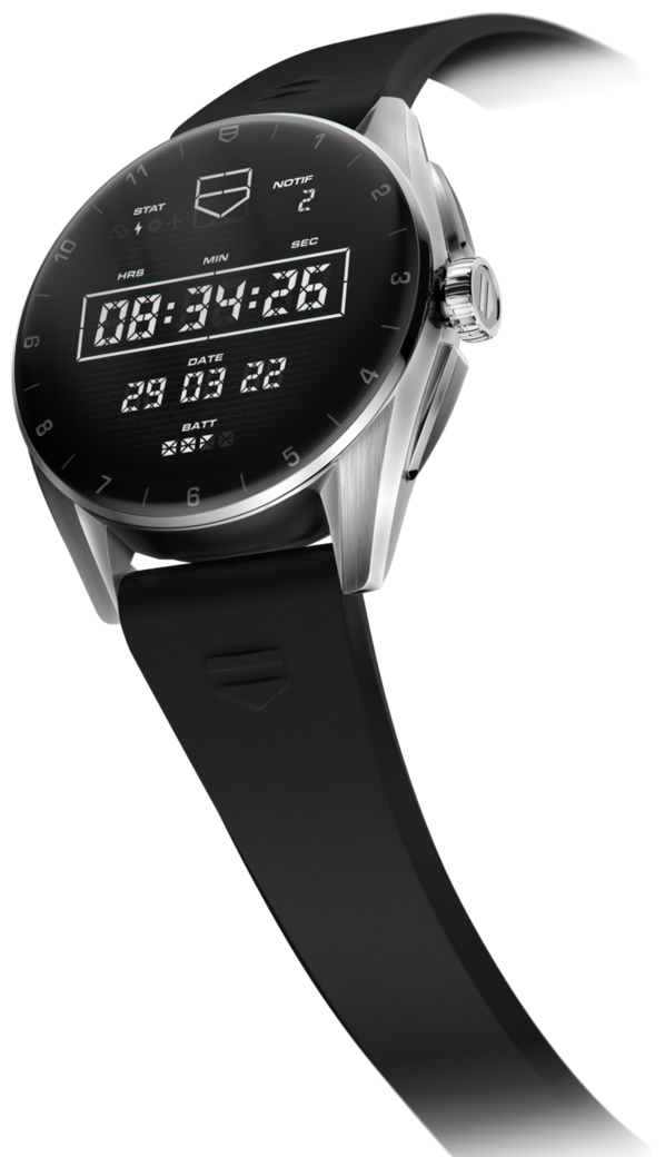 Tag Heuer Connected Analog-Digital Black Dial Men's Smart Watch