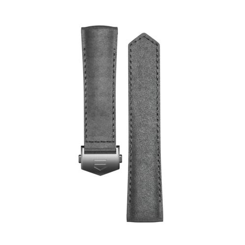 灰色皮革表带 Calibre E4智能腕表（42毫米）