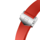 Cinturino in caucciù rosso Calibre E4 42 mm