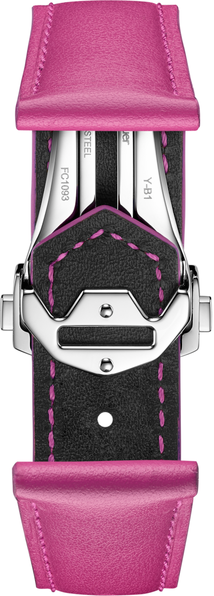 TAG HEUER CARRERA 36MM PINK LEATHER STRAP