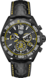 TAG Heuer Formula 1（F1）腕錶 黑色 皮革 精鋼 灰色
