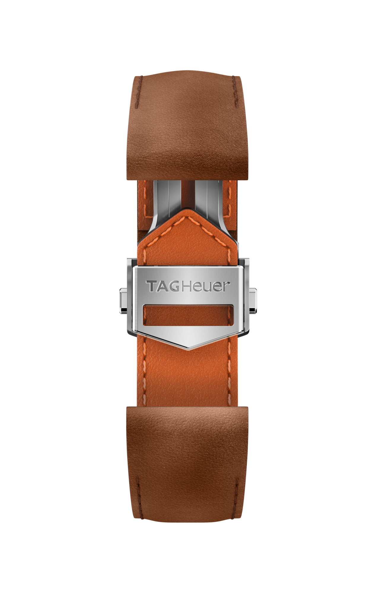 Correa de piel marrón Calibre E4 42 mm