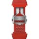 Красный каучуковый ремешок 45 мм
