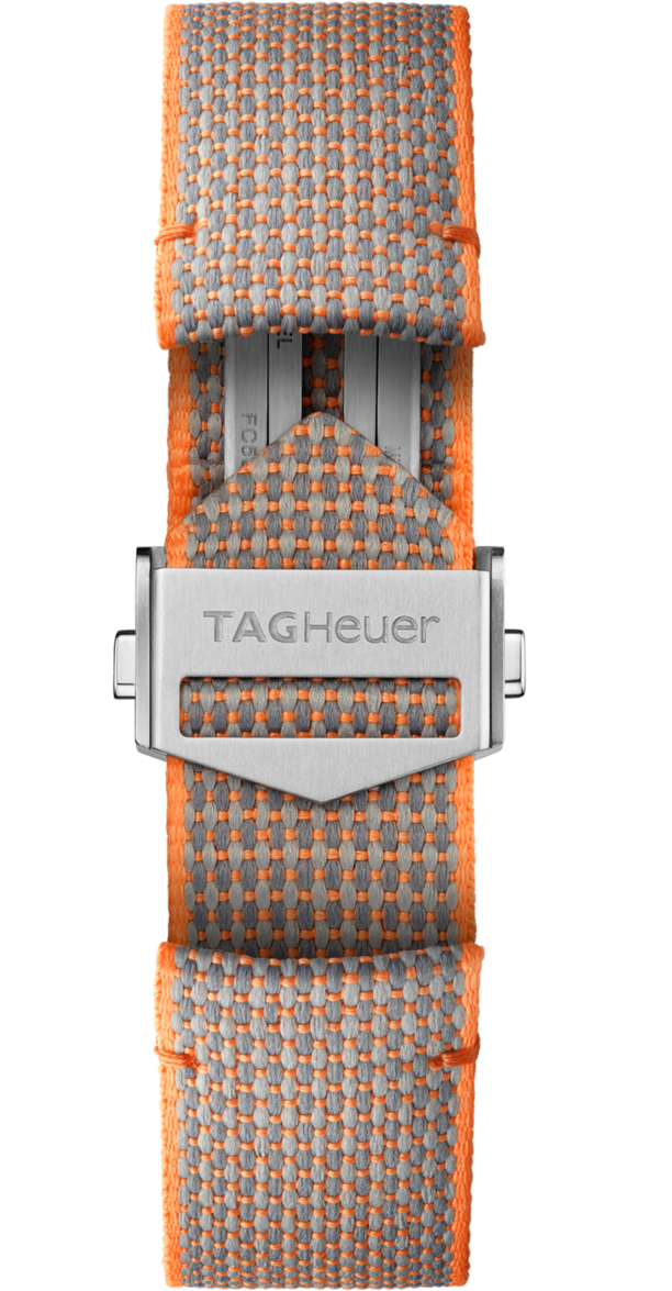 Orange Textile Strap Calibre E5 40mm
