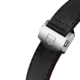 Bracelet en cuir noir Calibre E4 de 42 mm