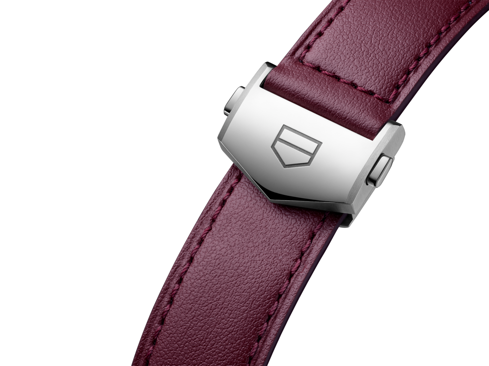TAG Heuer Carrera 39mm Burgundy Leather Strap