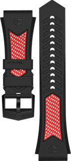 Rot-schwarzes Sport-Armband