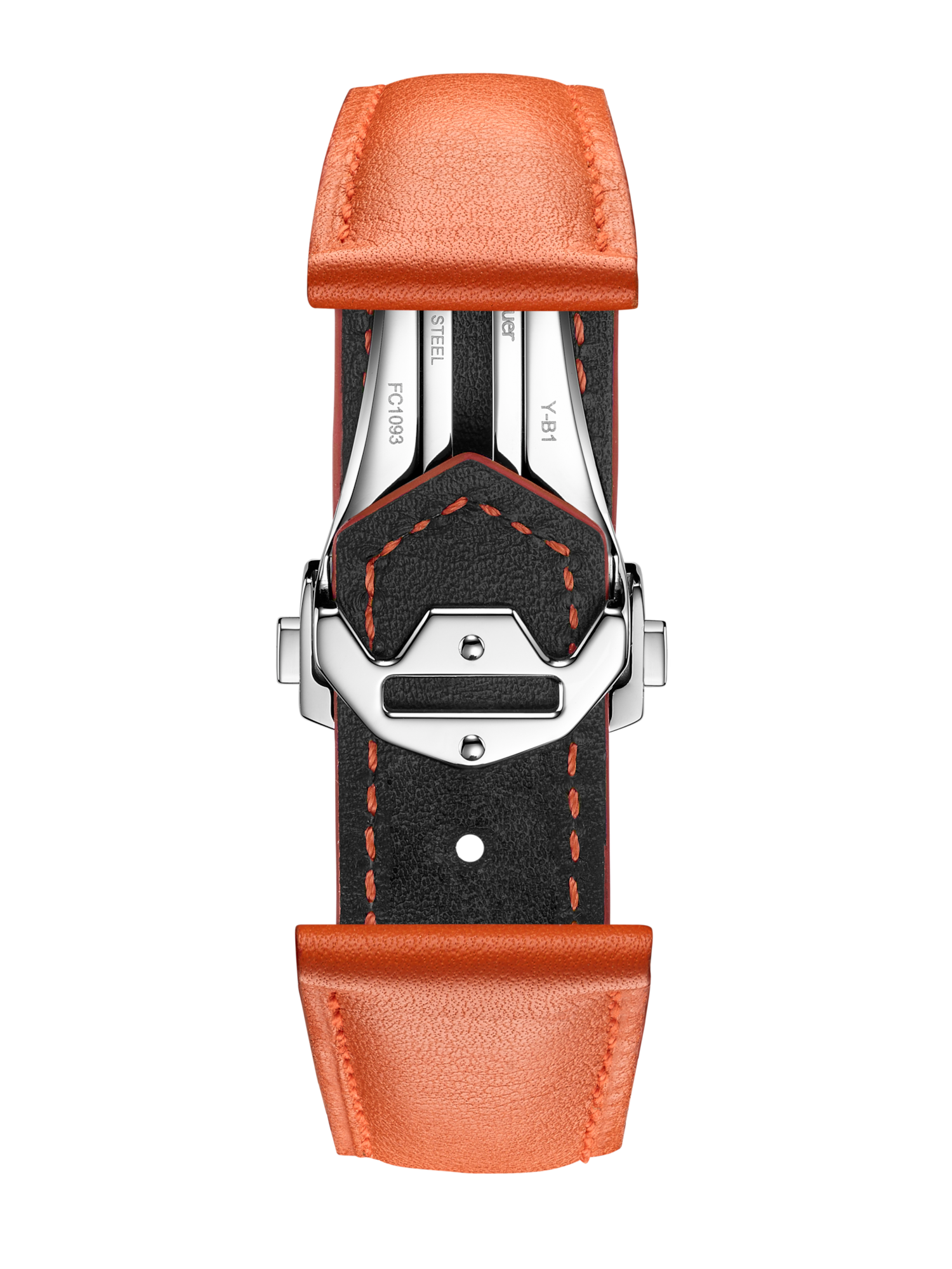 TAG HEUER CARRERA 36MM ORANGE LEATHER STRAP