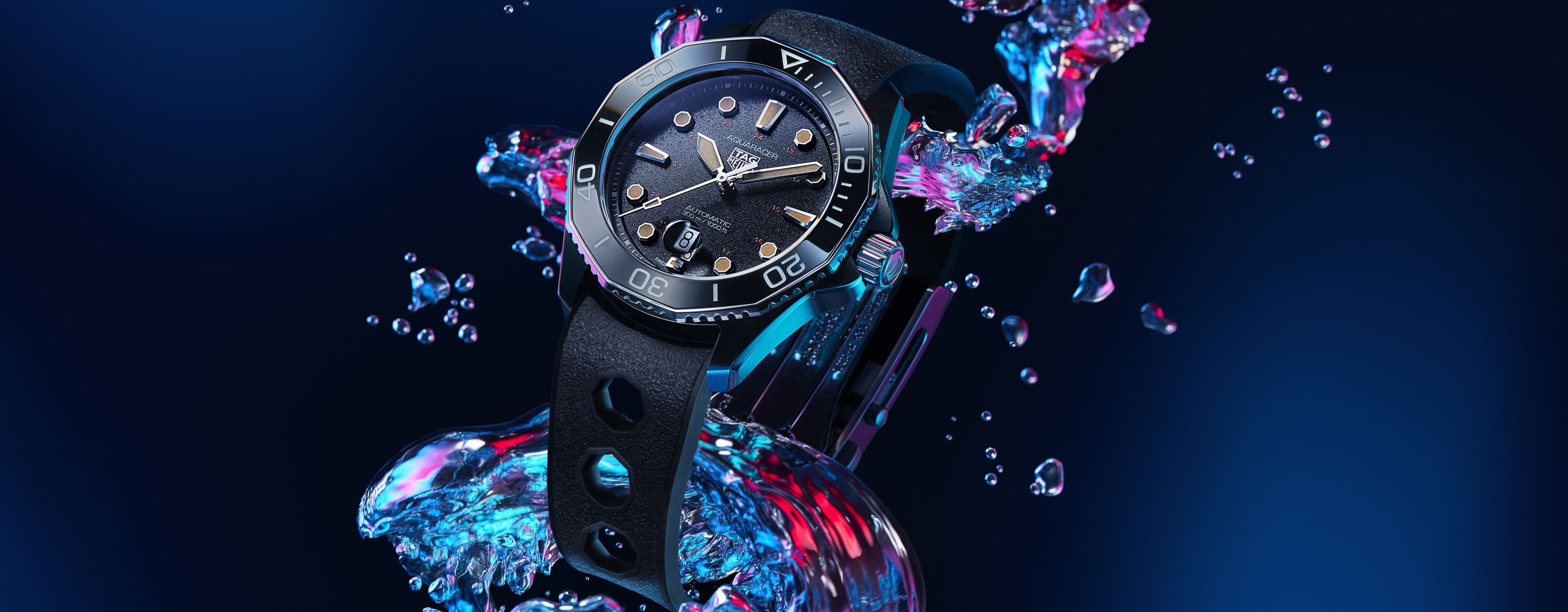 TAG Heuer Professional Aquaracer Men's Watch 39mm Waf1112 Steel Quartz Rar