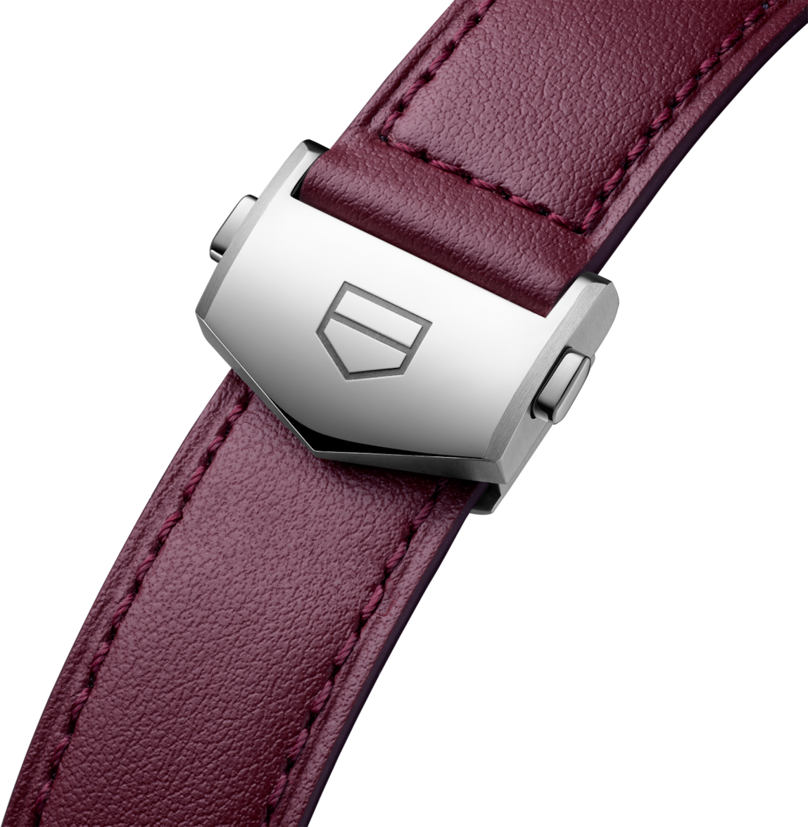TAG Heuer Carrera 39mm Burgundy Leather Strap