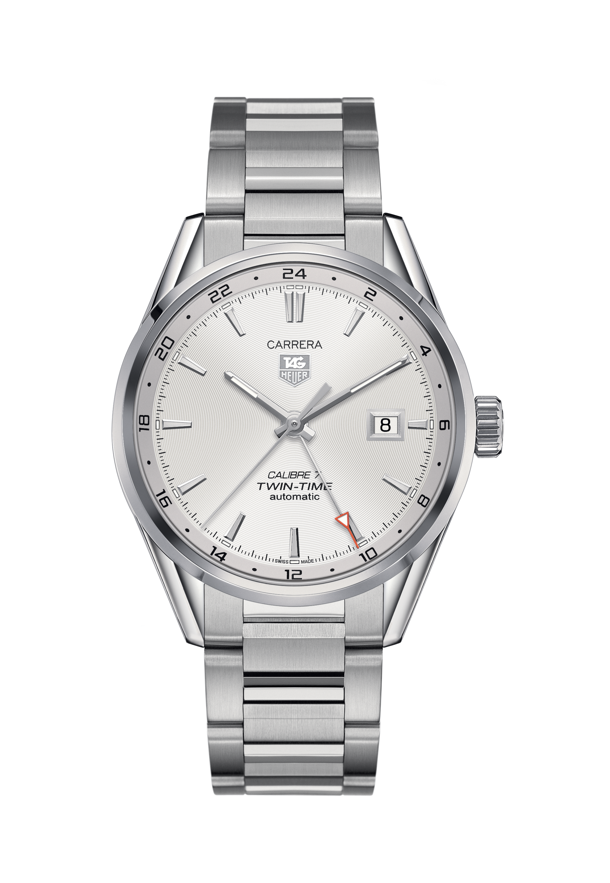 TAG Heuer Carrera Calibre Heuer 02 - 80 hours power reserve - STAINLESS STEEL