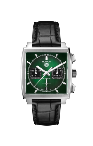 TAG HEUER MONACO（摩納哥）綠色錶面腕錶