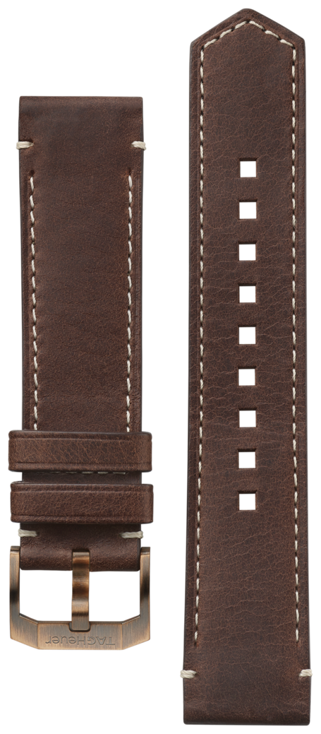 TAG HEUER AUTAVIA Brown Leather Band