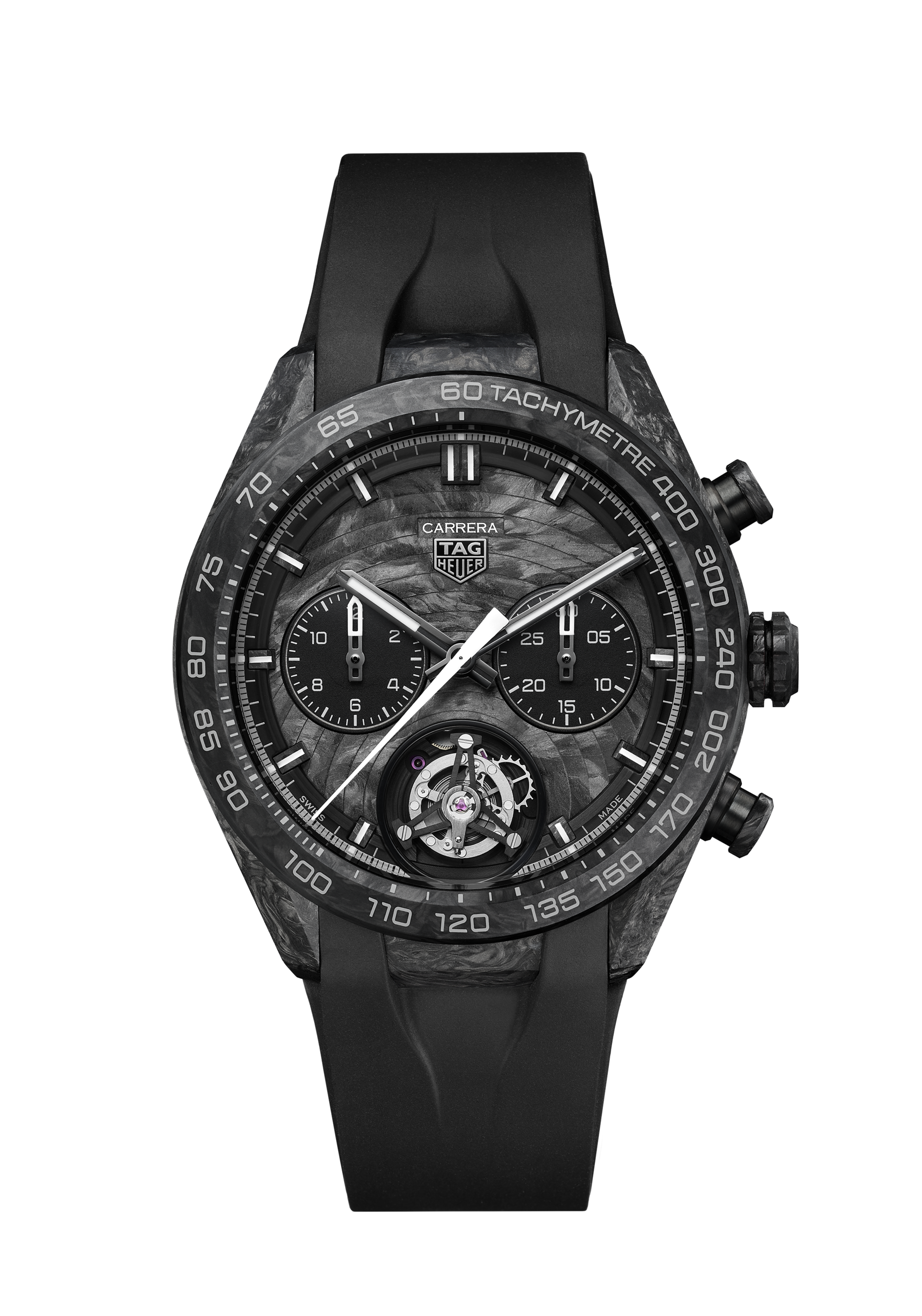 TAG Heuer Carrera Chronograph Tourbillon Extreme Sport TH-Carbonspring CBU5091.FT6305 Automático, 44 mm, Carbono