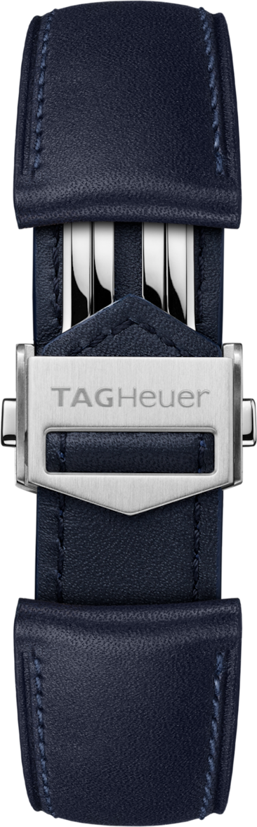 TAG Heuer Carrera 39MM Blue Leather Strap