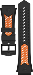 Orange-schwarzes Sport-Armband