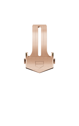 Rosévergoldete Schließe aus Edelstahl mit PVD-Beschichtung 42 mm
