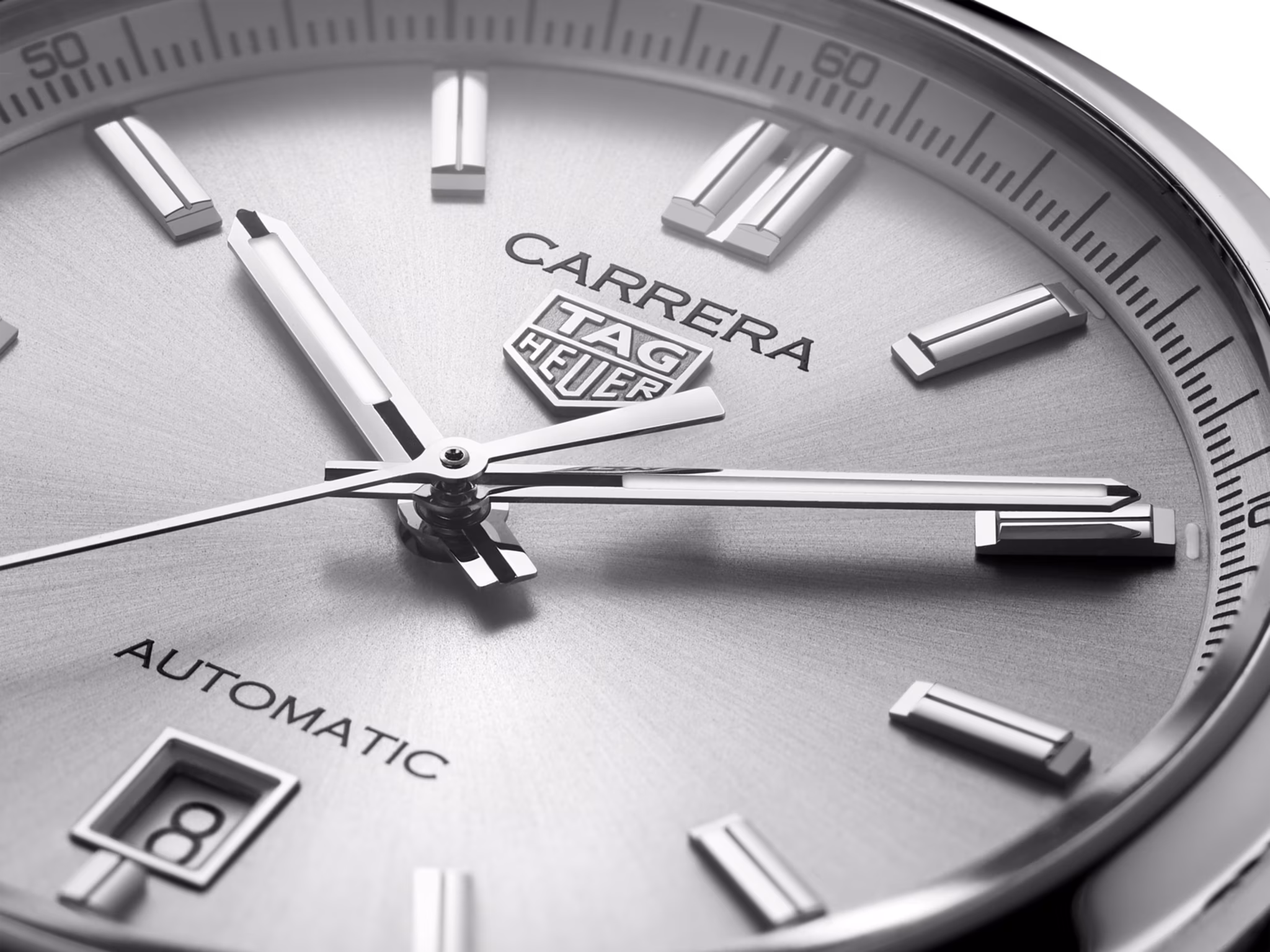 TAG Heuer Carrera 39 Mm Orologio Uomo - Cassa Acciaio Inox, Quadrante Blu, Datario, Bracciale Inox, Movimento Automatico Svizzero