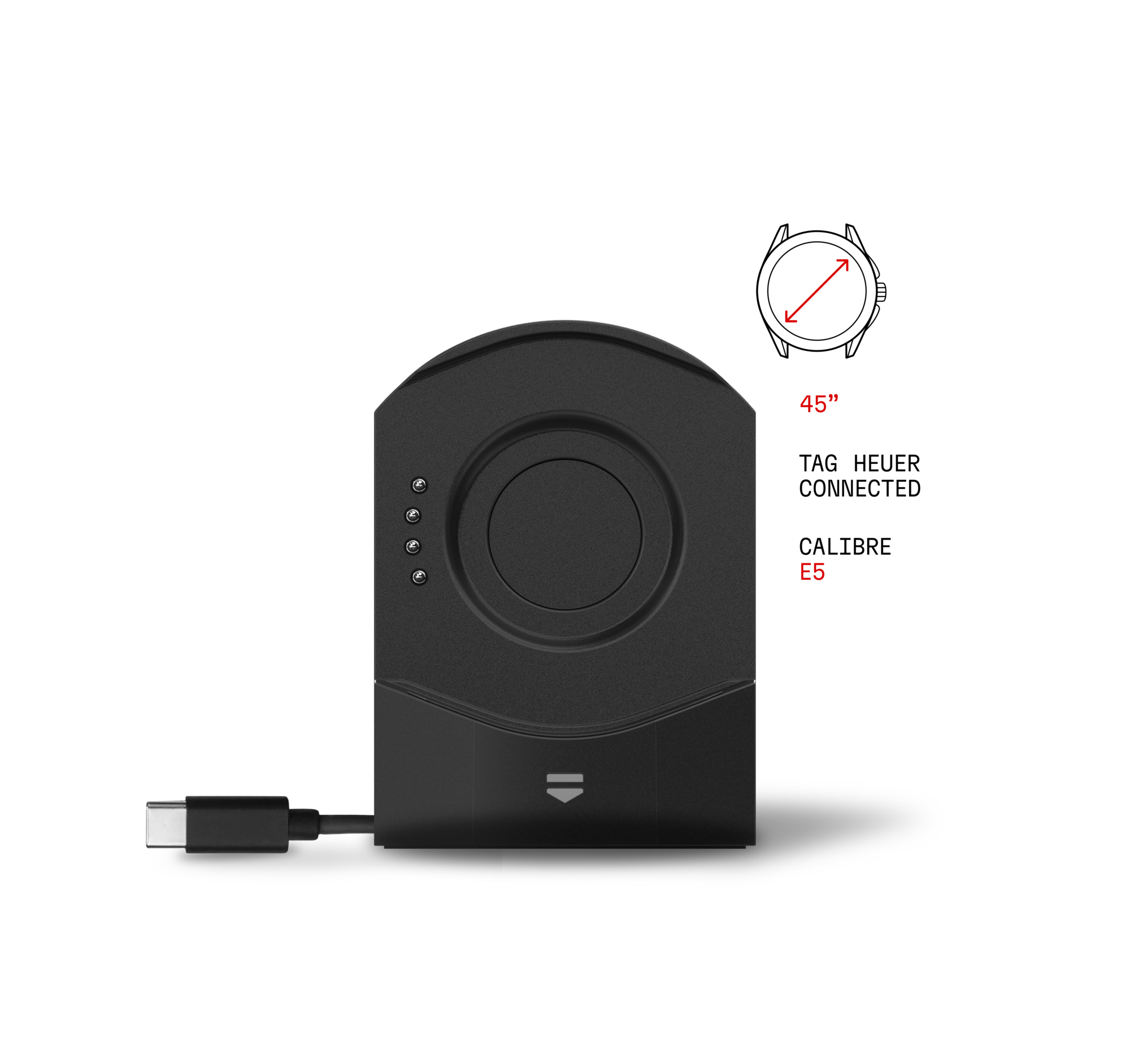 Base de carga Calibre E5 de 45 mm