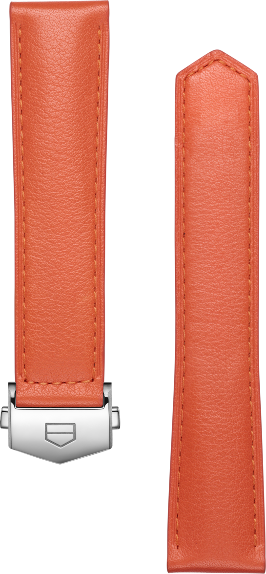 TAG Heuer Carrera 39mm Orange Leather Strap