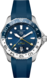 TAG Heuer Aquaracer Professional 300 GMT Blue Rubber Steel Blue