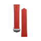 Armband aus rotem Kautschuk Calibre E4 42 mm