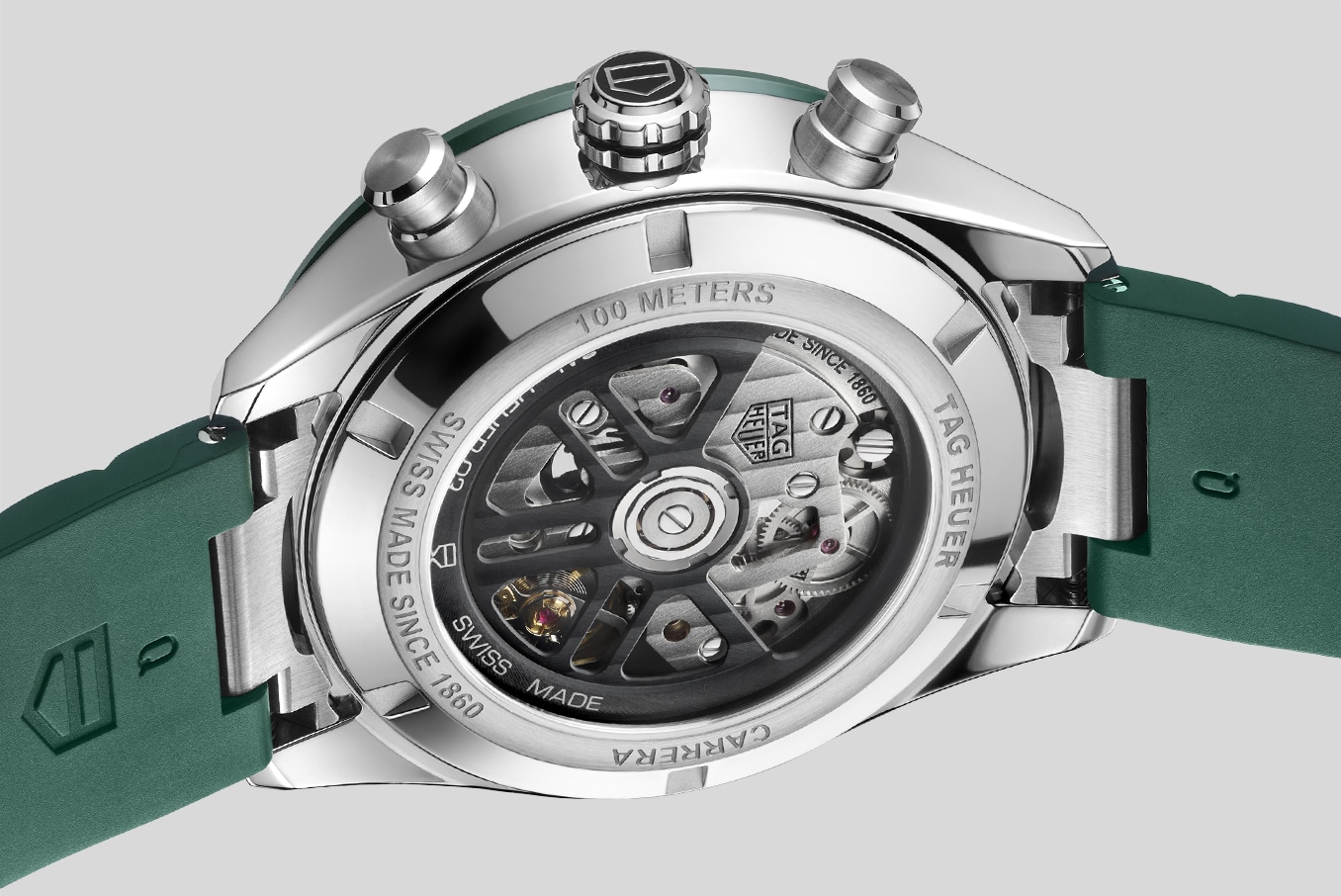 TAG Heuer Carrera 44 mm Watch in Green Dial