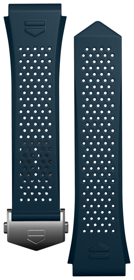 Armband aus blauem Kautschuk Calibre E3