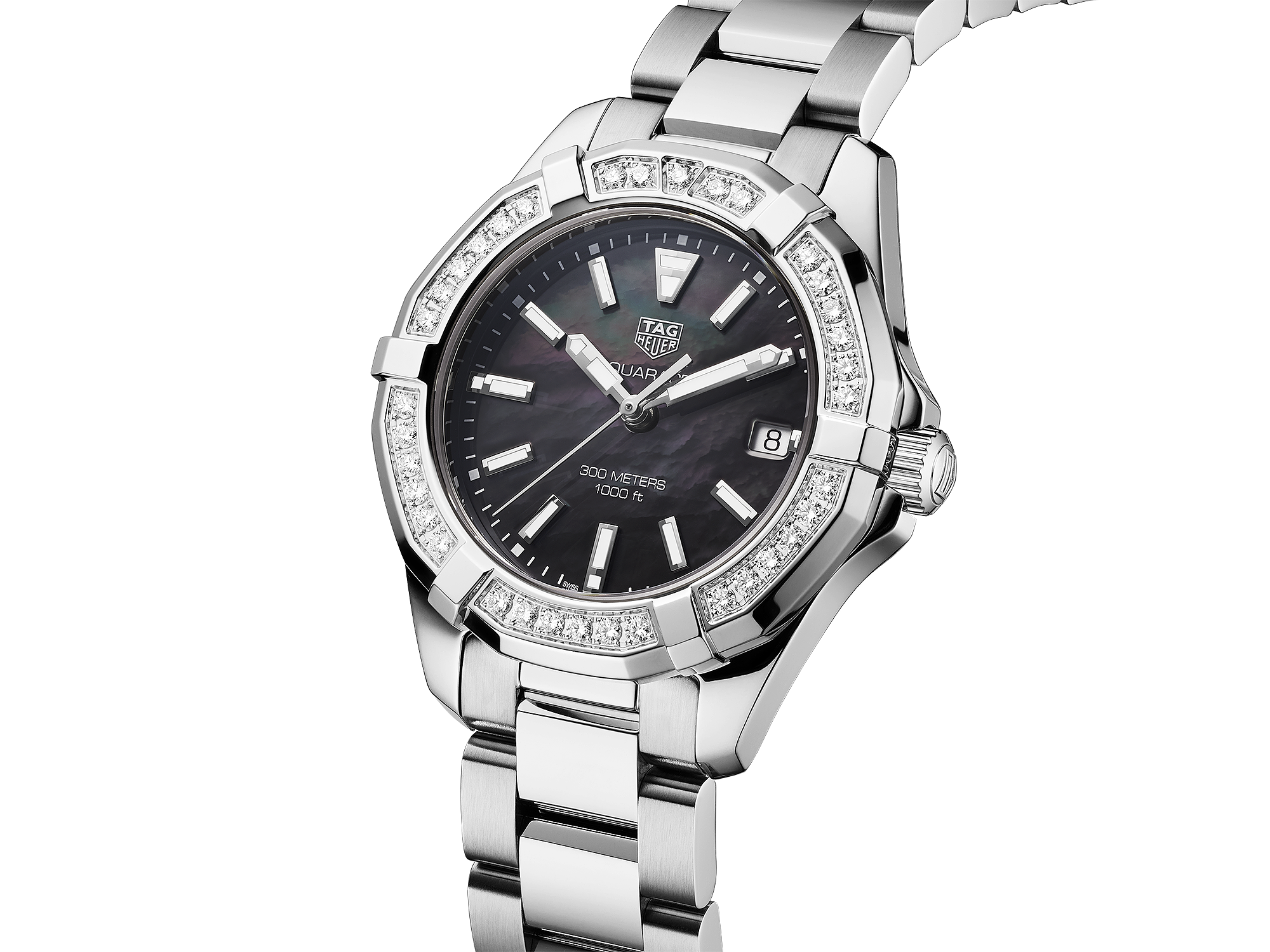 TAG Heuer Professional 6000 Mens Divers Watch - Stainless Steel - WH1211TAG Heuer Professional 844/5 Monnin Diver - Rare Automatic - 42mm - Vintage Stainless Steel Jubilee