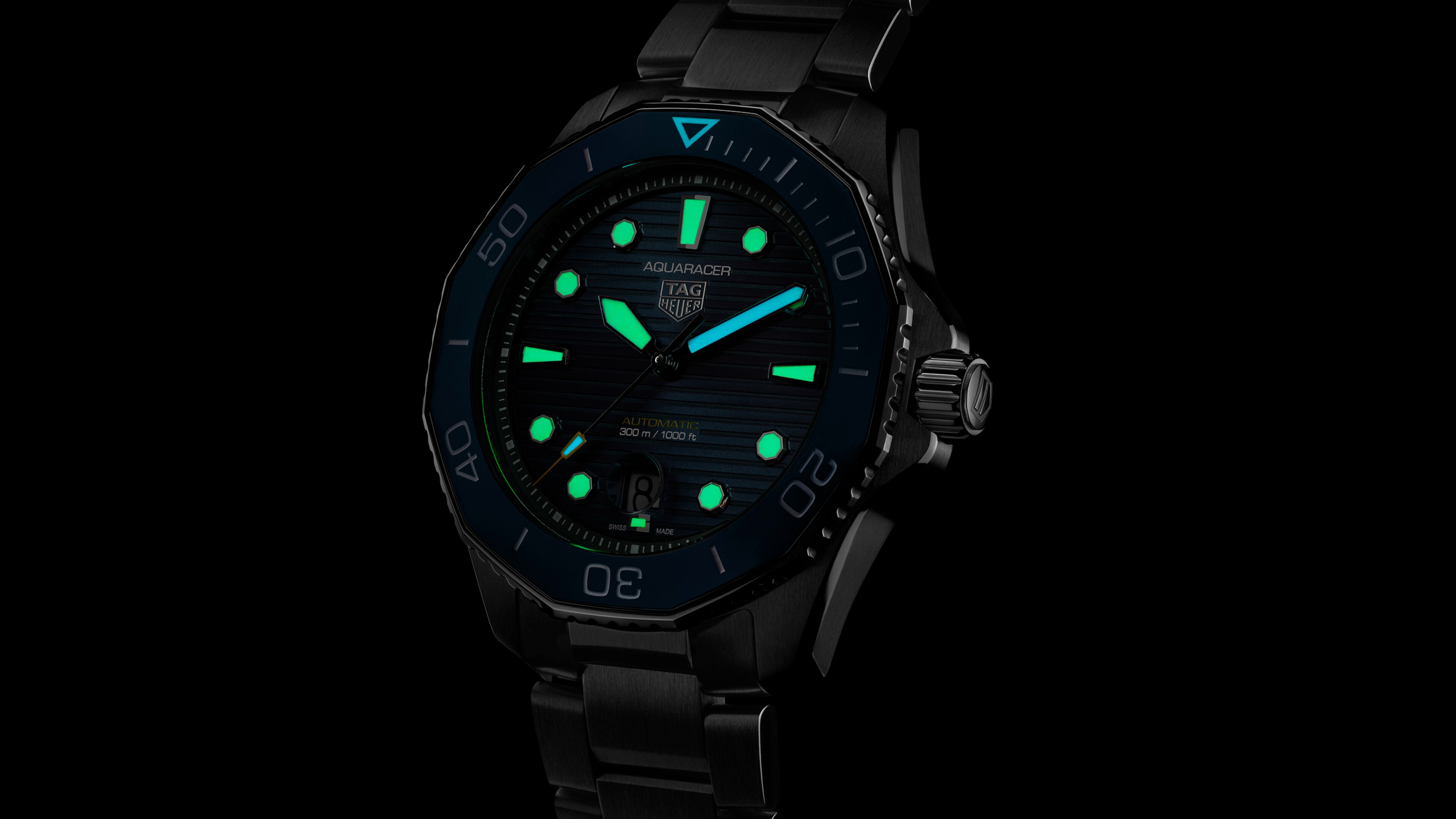 日*没様 TAG Heuer Aquaracer WBP201B TAG Heuer Aquaracer Professional 300 Date - Steel - 43 mm | TAG Heuer