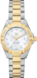 TAG Heuer Aquaracer Silver & Gold Steel Plated Steel White