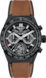TAG Heuer Carrera Black Rubber and Leather Ceramic Black