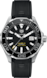 TAG Heuer Aquaracer Blue and Yellow Rubber Steel Alu Black