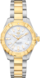 TAG Heuer Aquaracer Silver & Gold Steel Plated Steel White