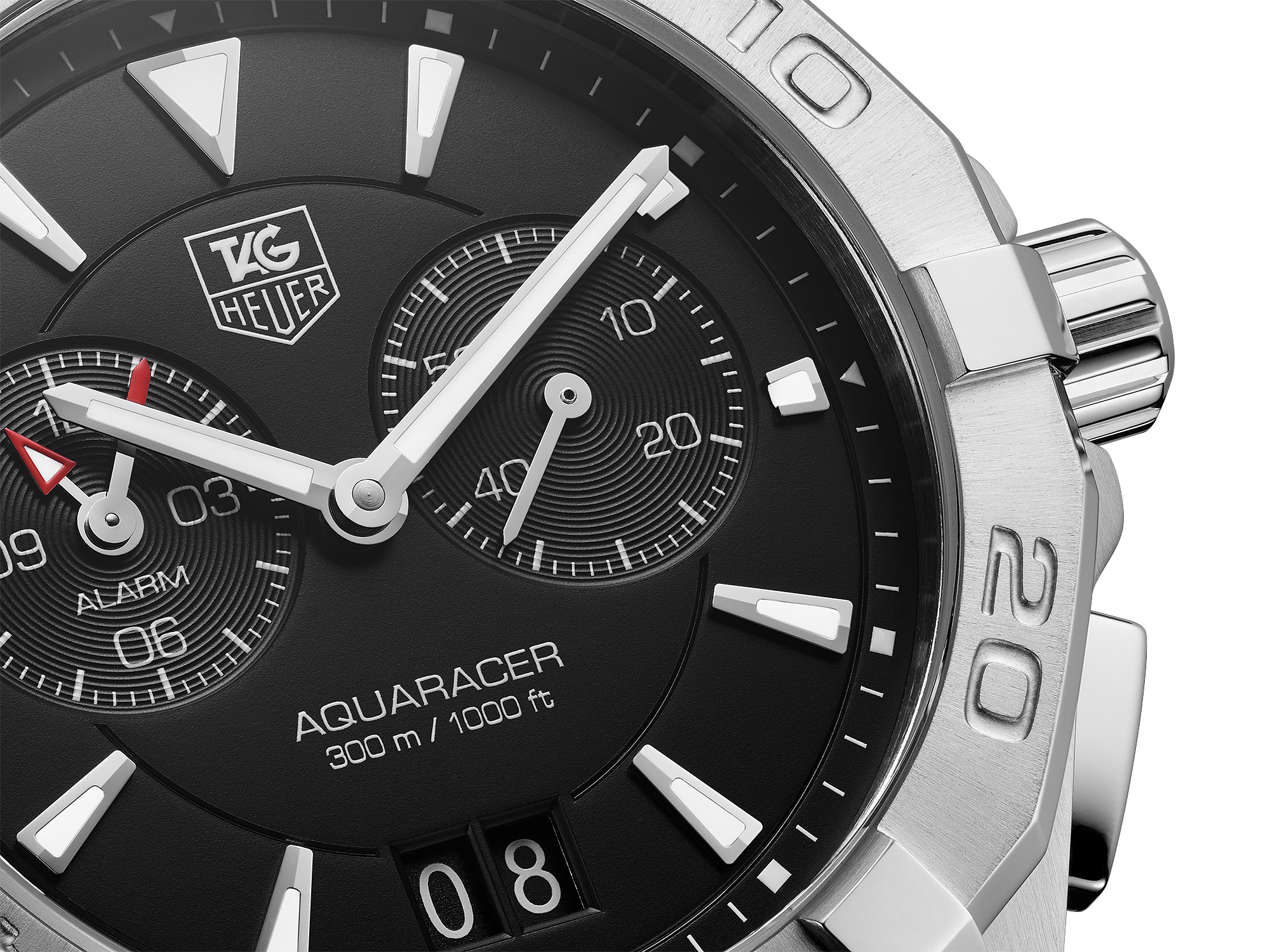 TAG Heuer Aquaracer Calibre 5 - Stainless Steel - Bracelet Stainless Steel - 43mm - Like New