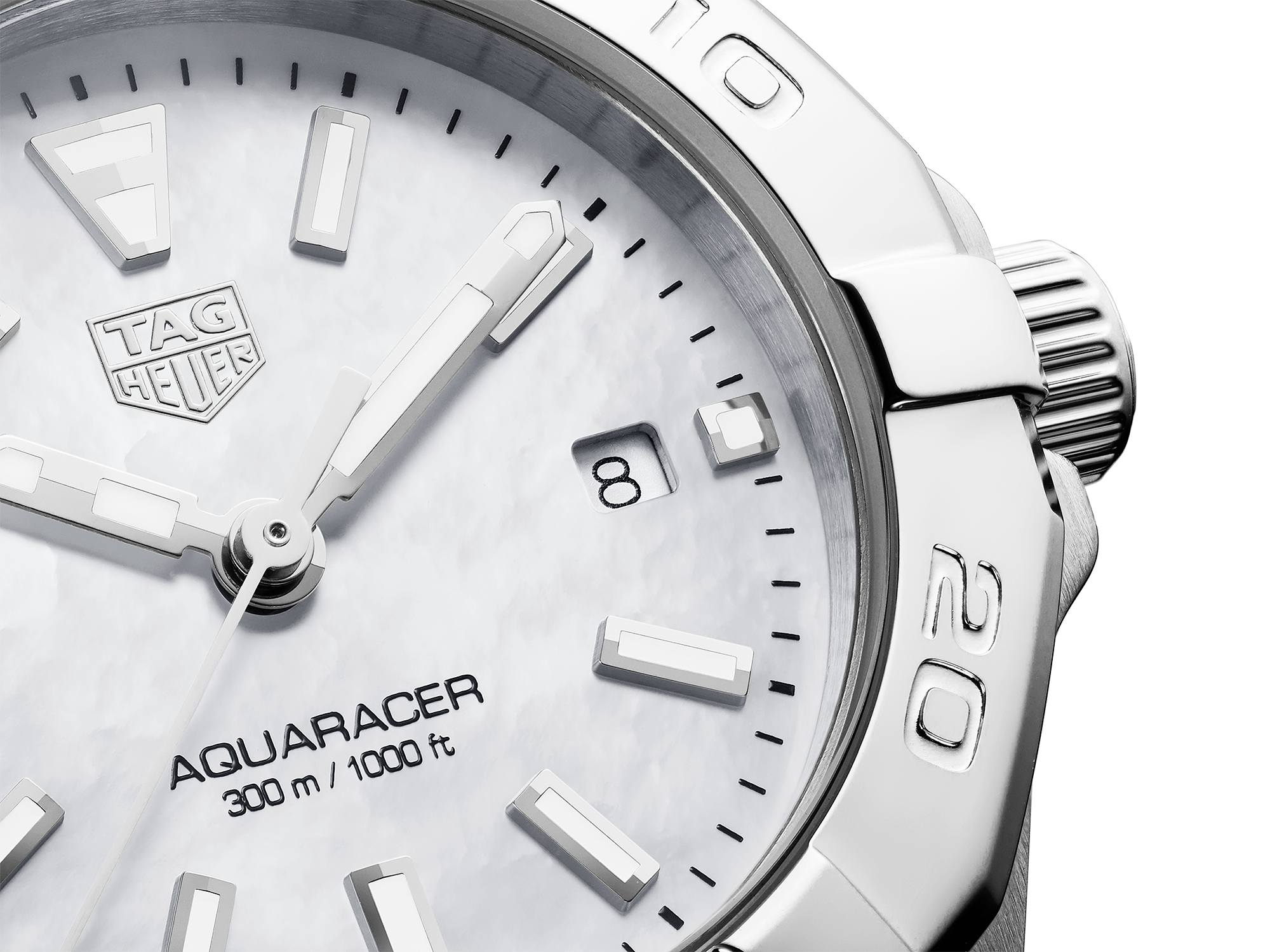 TAG Heuer Carrera Ladies MOP Diamond Swiss Quartz Watch WAR1352. BD0774