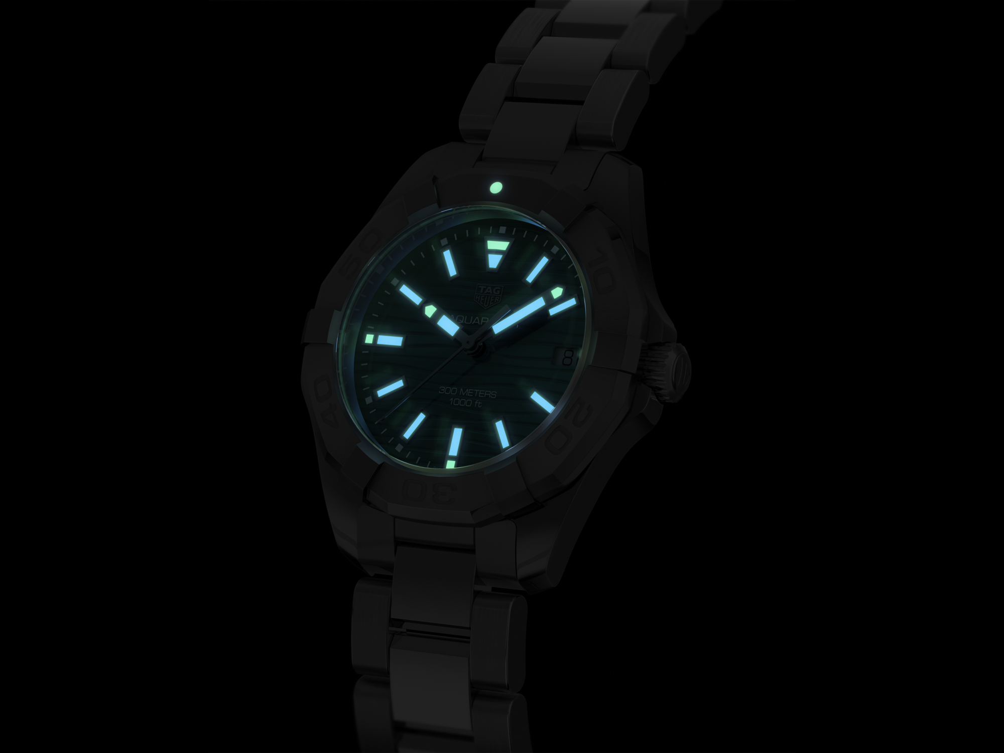 TAG Heuer Aquaracer Chronograph SS Black Dial Men's Watch CAY111A. BA0927