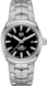 TAG Heuer Link Silver Steel Steel Black