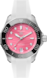 TAG Heuer Aquaracer White Rubber Steel Pink