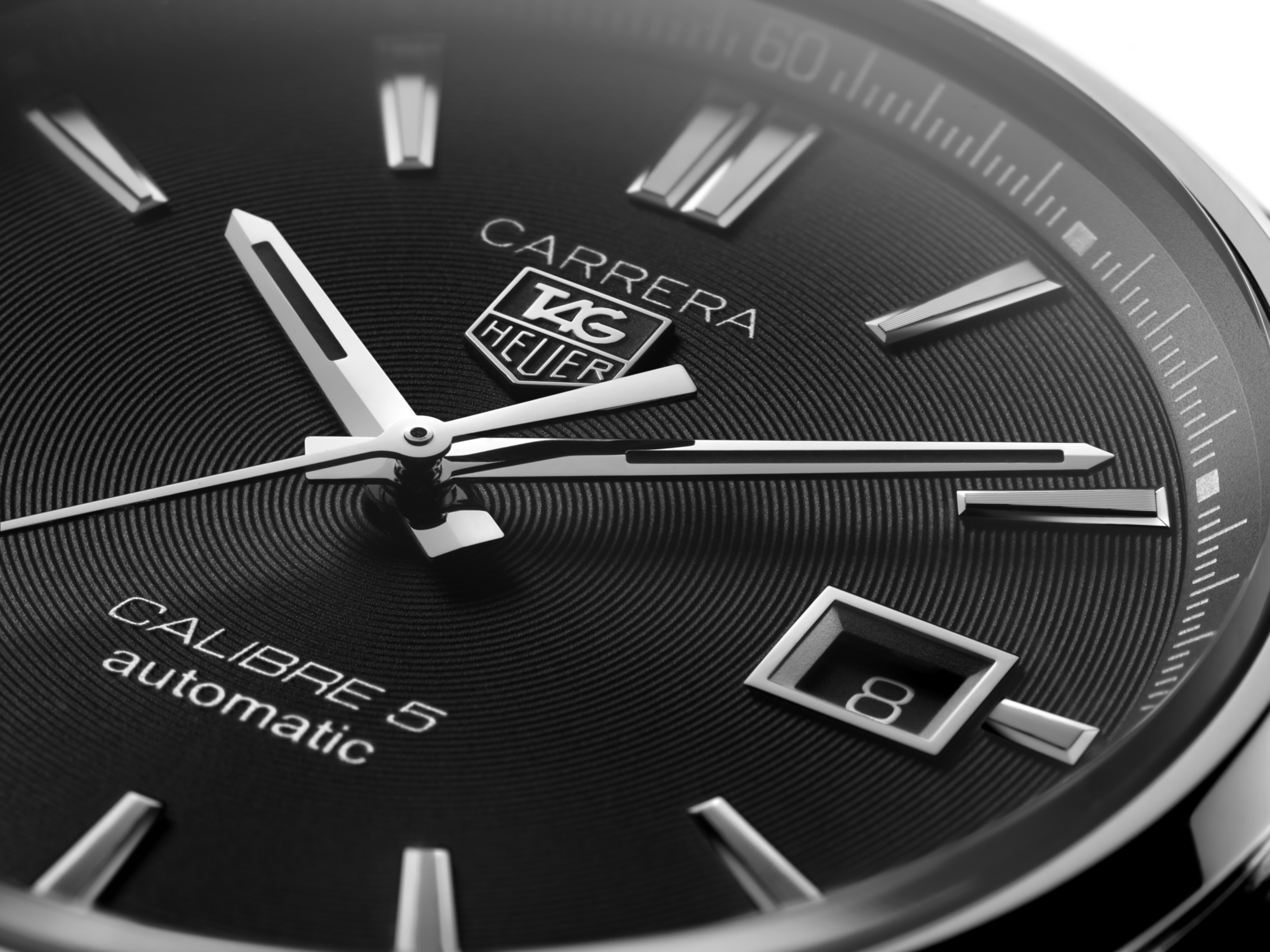TAG Heuer Carrera Date Chronograph Heuer 01 Black Ceramic 43mm Automatic B+P
