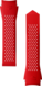 Red Perforated Rubber Strap Calibre E5 45mm
