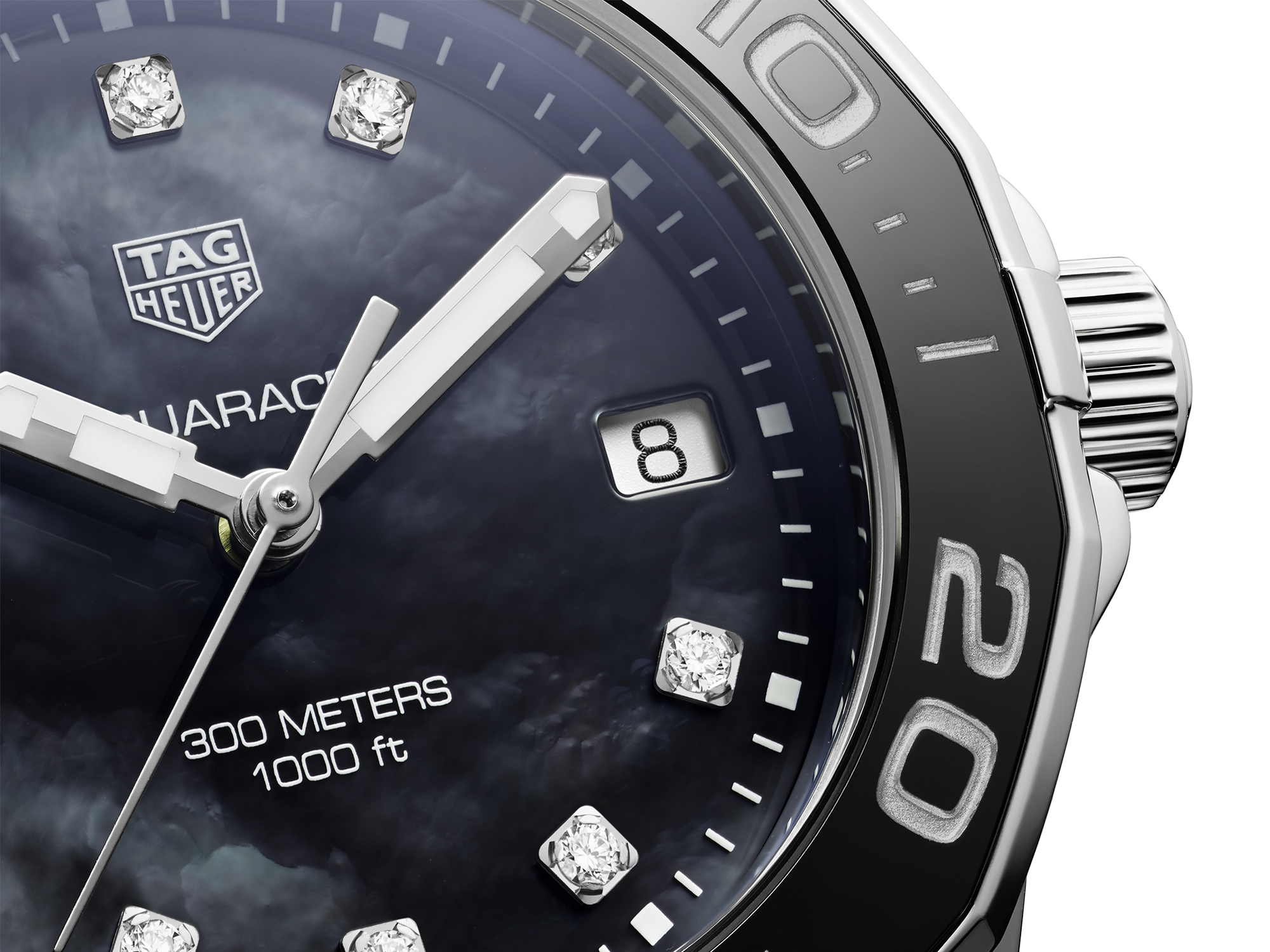 TAG Heuer Aquaracer 200M Black Dial Stainless Steel